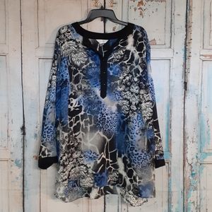3X CJ Banks blouse